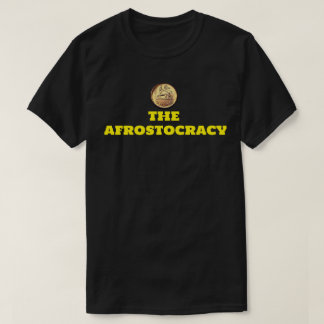 AFRO STOCORACY Basic Donkere T-Shirt