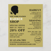 Afro Style, Mannen Barbers Adverteren Flyer (Voorkant)