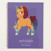 Afro Unicorn | Divine Prancing Planner (Voorkant)