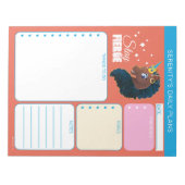 Afro Unicorn | Magical Notitieblok (Voorkant)