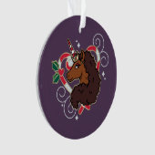 Afro Unicorn Sucre de canne Heart Holiday (devant)