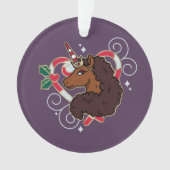 Afro Unicorn Sucre de canne Heart Holiday (devant)