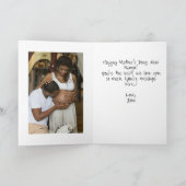 Afro vrouw moederdag met mooi gezicht kaart (Binnen)