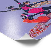 AFRO WIND DANCERS VAN AFRO-FUSIE FOTO AFDRUK (Hoek)