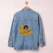Afro Woman | Zwarte geschiedenismaand Denim Jacket (Hangar)