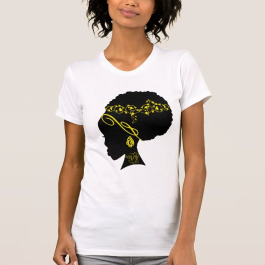 AFRO YELLOW T-SHIRT (Voorkant)