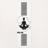 AFRO YOGI MONOCHROME YOGA MAT (Voorkant)