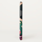 Afro Zwart Vrouw Monstera Deliciosa Botanisch Case-Mate iPhone Case (Achterkant / rechts)