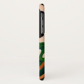 Afro Zwart Vrouw Monstera Deliciosa Botanisch Case-Mate iPhone Case (Achterkant/links)