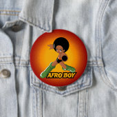 AfroBoy! Ronde Button 4,0 Cm (In situ)