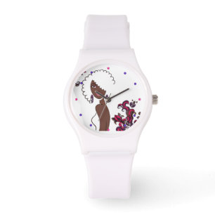 Afrocentric Beauty - Let op Horloge