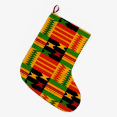 Afrocentric Christmas Stocking Grote Kerstsok (Voorkant (Hangend))