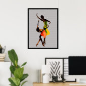 Afrocentric Folk Dance Poster (Thuiskantoor)