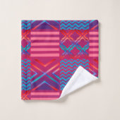 Afrocentric Geometric Print Bath Towel Set (Gant de toilette)