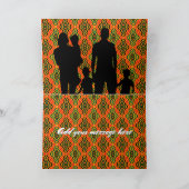  Afrocentric Holiday Greep Feestdagen Kaart (Binnen)