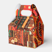 Afrocentric Kente Tribal Pattern Bedankdoosjes (Achterkant)