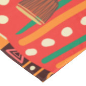 Afrocentric Kente Tribal Pattern-decor Tafelkleed (Gekanteld)