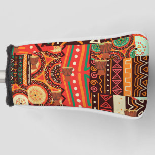 Afrocentric Kente Tribal Pattern Golfheadcover