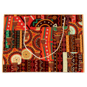 Afrocentric Kente Tribal Pattern Groot Cadeauzakje (Voorkant)
