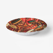 Afrocentric Kente Tribal Pattern Papieren Kommen (Gebogen)