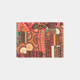 Afrocentric Kente Tribal Pattern Post-it® Notes