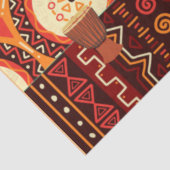 Afrocentric Kente Tribal Pattern Tissuepapier (Detail)