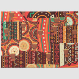Afrocentric Kente Tribal Pattern Tissuepapier