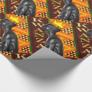 Afrocentric Kwanzaa Print Cadeaupapier