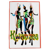Afrocentric Kwanzaa Print Medium Cadeauzakje (Voorkant)