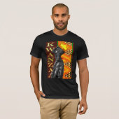 Afrocentric Kwanzaa Print T-shirt (Voorkant volledig)
