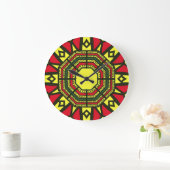 Afrocentric Mandala Grote Klok (Huis)