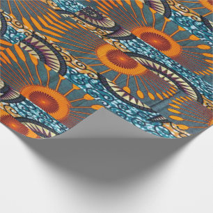 Afrocentric Motif Print Cadeaupapier