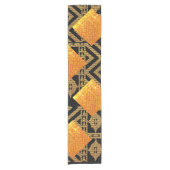 Afrocentric Mud Cloth Motif Korte Tafelloper (Voorkant)