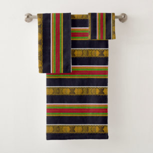 Afrocentric Pattern Print Bad Handdoek