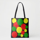 Afrocentric Polka Dots Draagtas (Voorkant)
