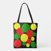 Afrocentric Polka Dots Draagtas (Achterkant)