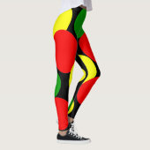 Afrocentric Polka Dots Leggings (Rechts)