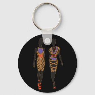 Afrocentric Silhouette sleutelhanger