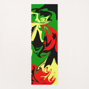 Afrocentric Swirls yogamat