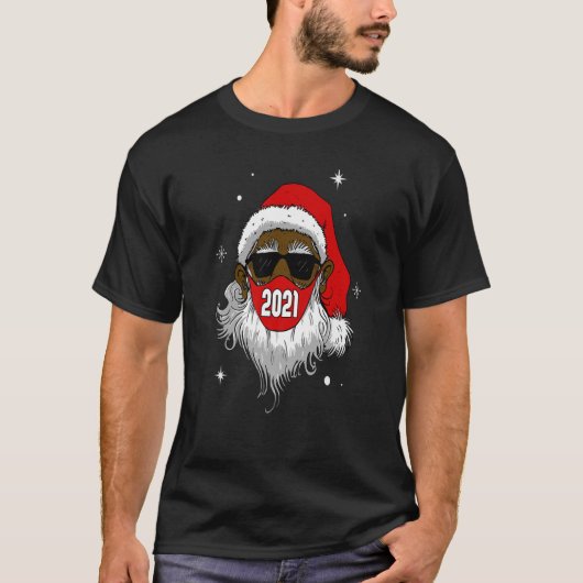Afrocentrisch Afrikaanse Kerstmis T-shirt (Voorkant)
