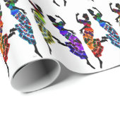 Afrocentrisch Cadeaupapier (Rol Hoek)