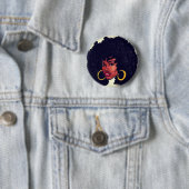 Afrocentrisch Ronde Button 5,7 Cm (In situ)