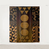 Afrocentrisch stedelijk tapijt wandkleed (Voorkant)