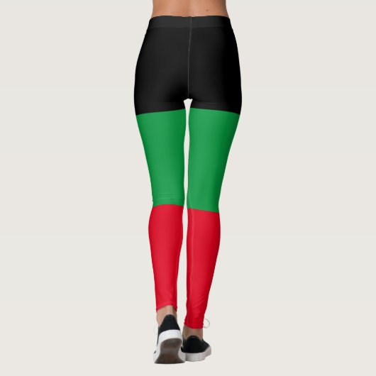 "Afrocentrische Delight" Leggings (Achterkant)