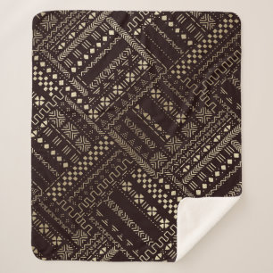 Afrocentrische elegantie voor Cosy Living Sherpa Deken