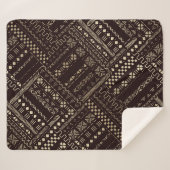 Afrocentrische elegantie voor Cosy Living Sherpa Deken (Voorkant (horizontaal))