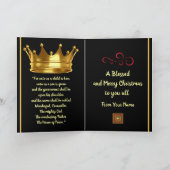 Afrocentrische kerst Kaart (Binnen)