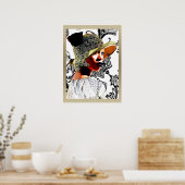 Afrocentrische kunst poster (Keuken)