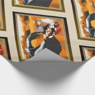 Afrocentrische Pop kunst  Cadeaupapier