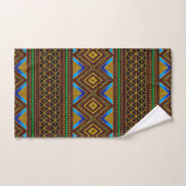 Afrocentrische proefdoekset voor proefmodel bad handdoek (Handdoek)